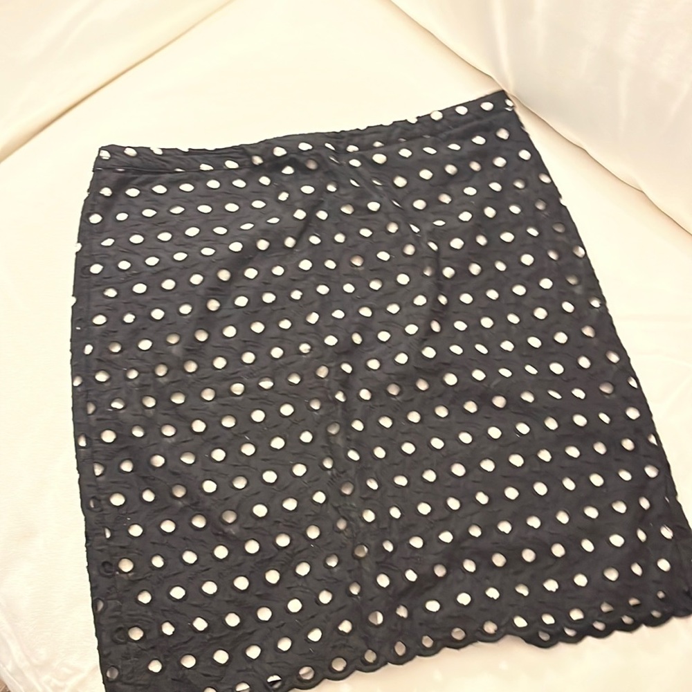 Black eyelet  skirt!